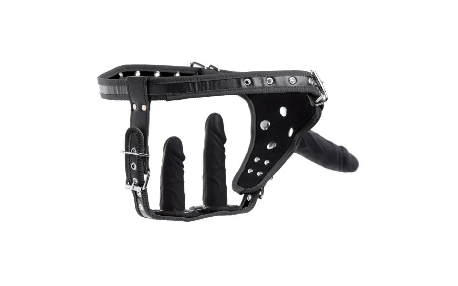 Strict Double Penetration Strap On Harness - - Strap On Sextoys