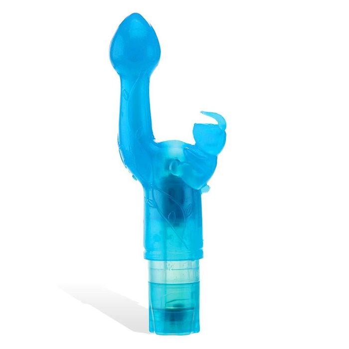 Adam & Eve BUNNY KISS Rabbit Vibrator Blue - - Rabbit Vibrators