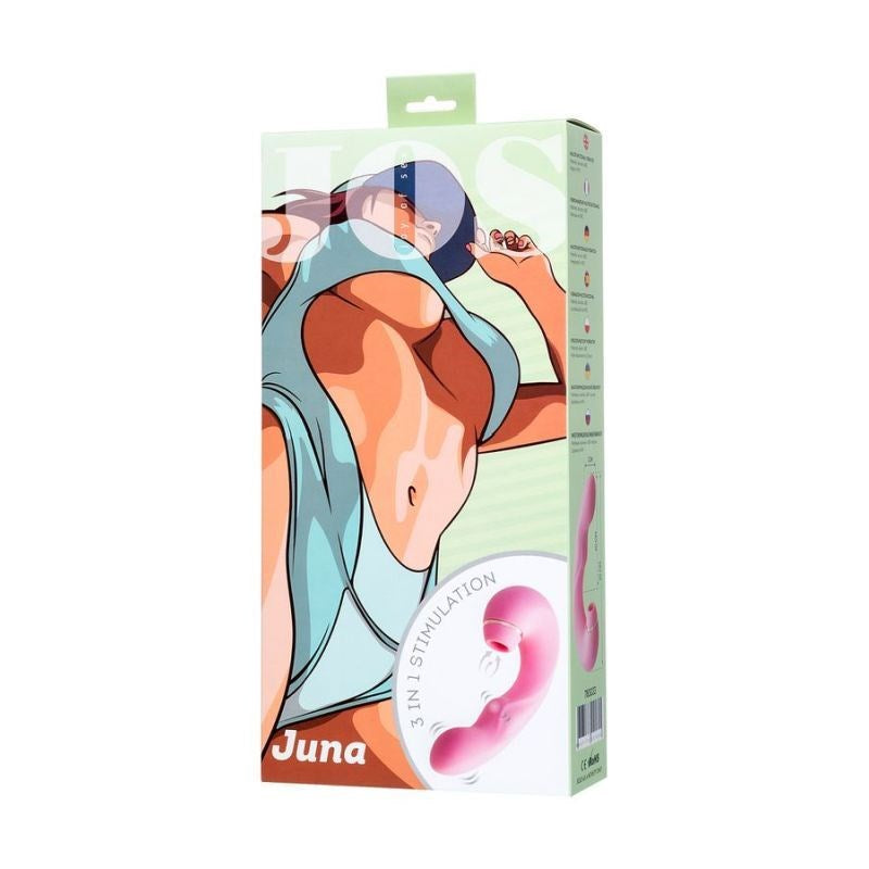 JOS Juna Air Pulse Dual Clitoral Stimulator - - Clit Ticklers and Pulsators