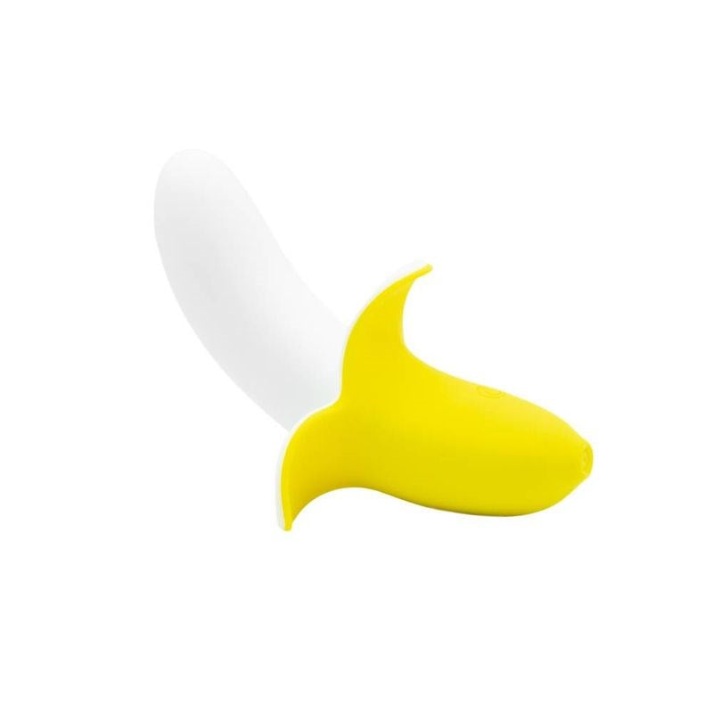 BMS Factory Banana Bliss 13 cm Silicone Vibrator - - Personal Massagers