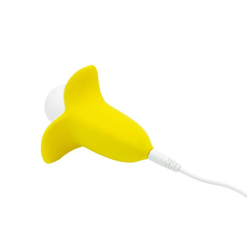 BMS Factory Banana Bliss 13 cm Silicone Vibrator - - Personal Massagers