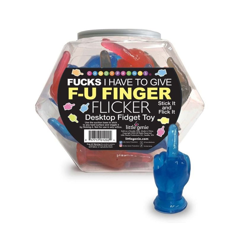 Little Genie 12 FY Finger Flickers Candy 24 Pc Fish Bowl - - Party Gifts and Novelties