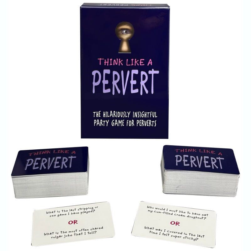 Kheper Think Like A Pervert Adult Card Game - - Sex Games, Coupons and Tricks