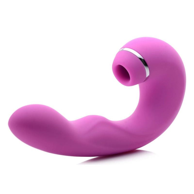 Shegasm 5 Star 10X Tapping G-Spot Vibe With Suction Pink - - G-Spot Vibrators
