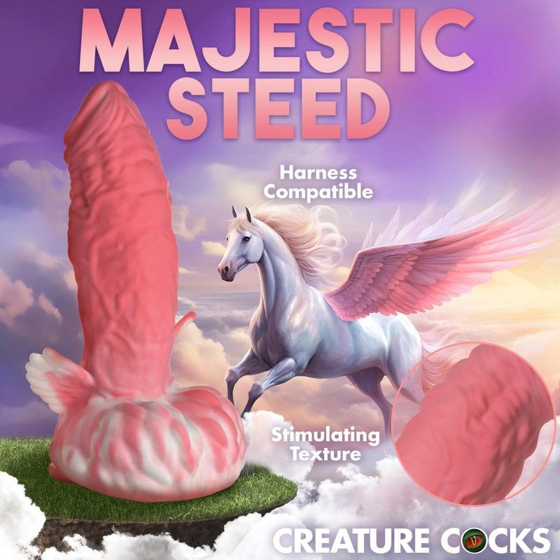 Creature Cocks Pegasus Pecker Winged Fantasy Silicone Dildo - - Realistic Dildos