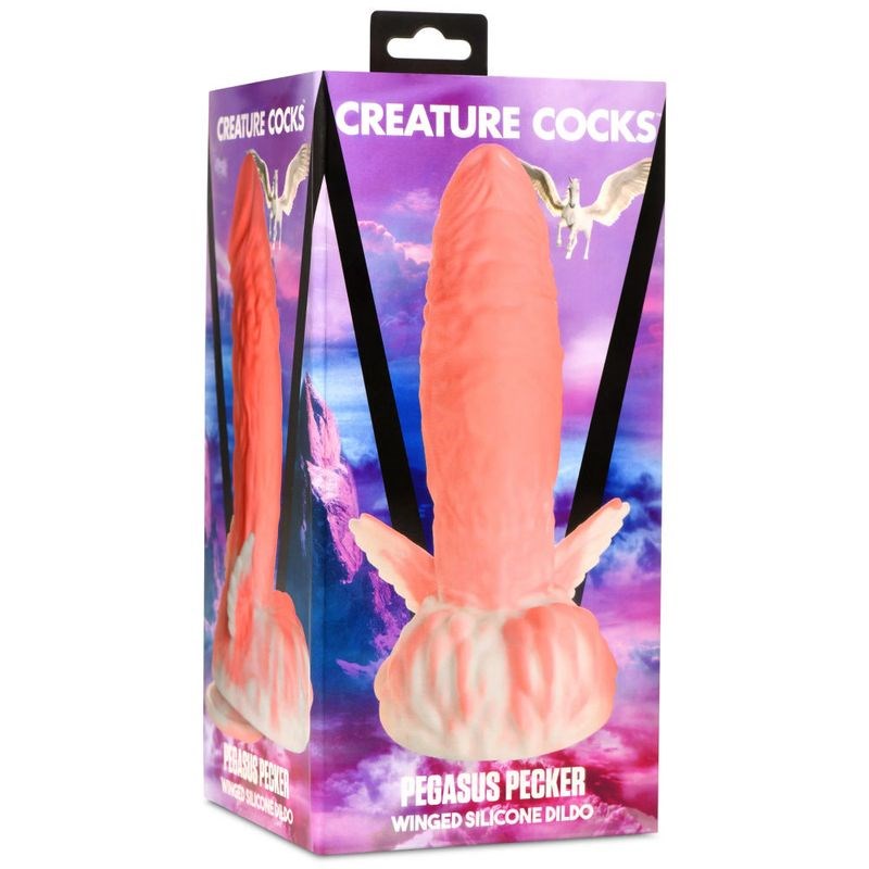 Creature Cocks Pegasus Pecker Winged Fantasy Silicone Dildo - - Realistic Dildos