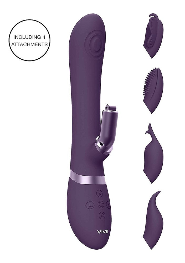 Vive Etsu Multi Functions Rabbit Vibrator - - Rabbit Vibrators
