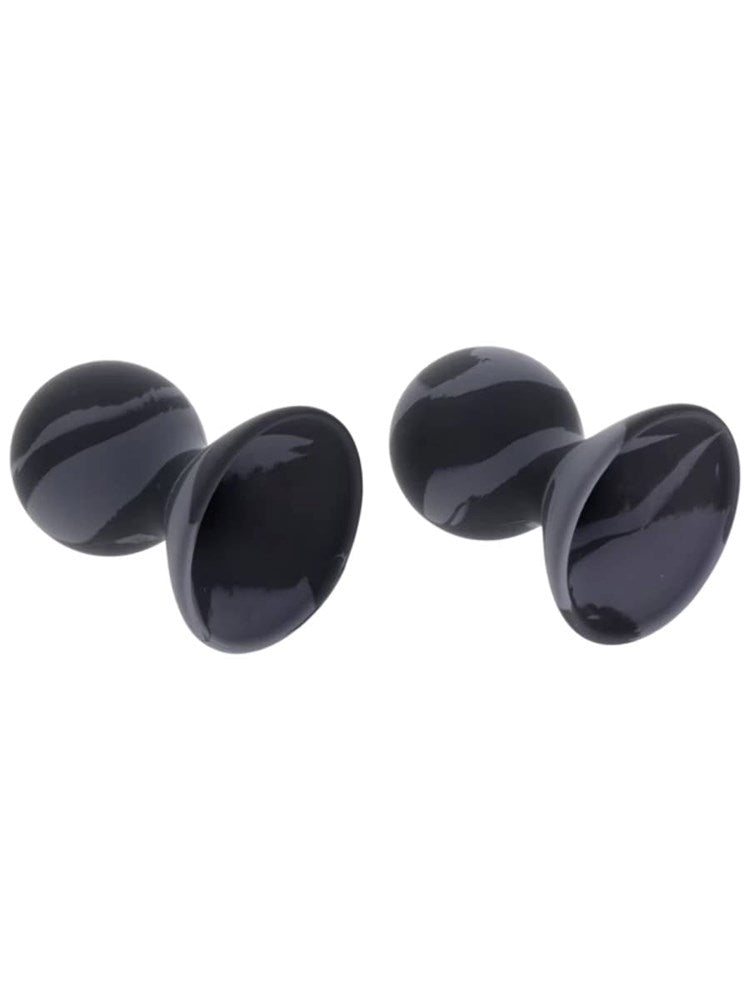 Sportsheets Velvet Noir Silicone Nipple Suckers - Nipple and Clit Clamps