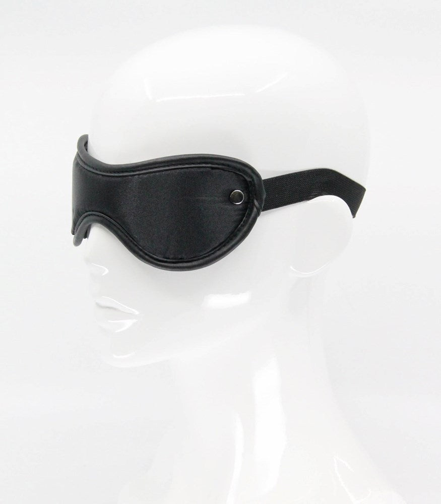 Love In Leather Bright and Silky Satin Blindfold - Masks And Blindfolds