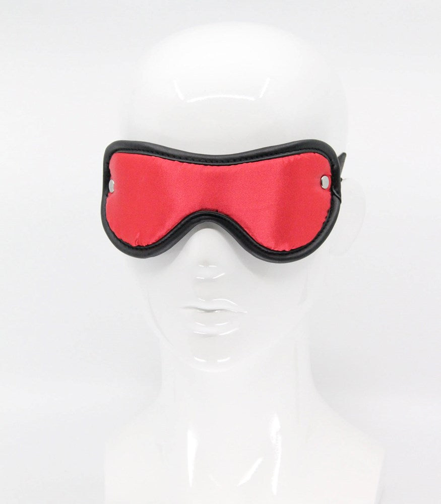 Love In Leather Bright and Silky Satin Blindfold - Masks And Blindfolds