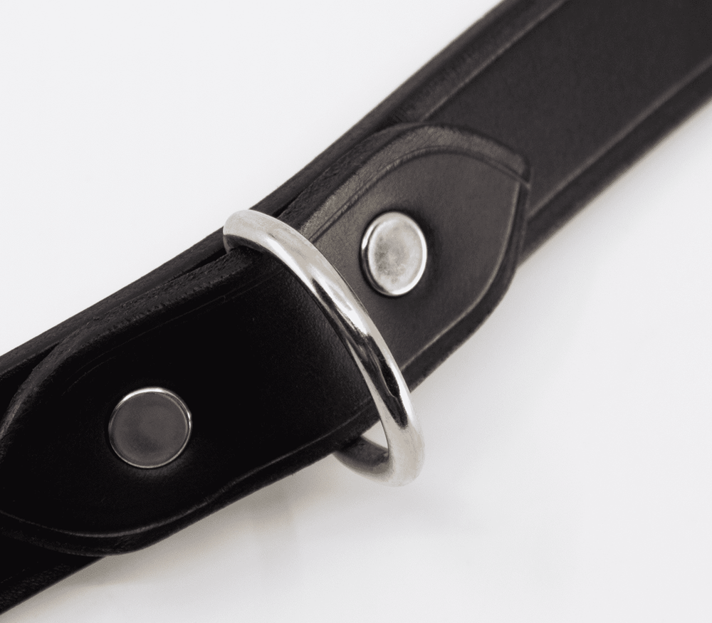 Love In Leather Unlined Italian Leather BDSM Collar - Collars and Leads