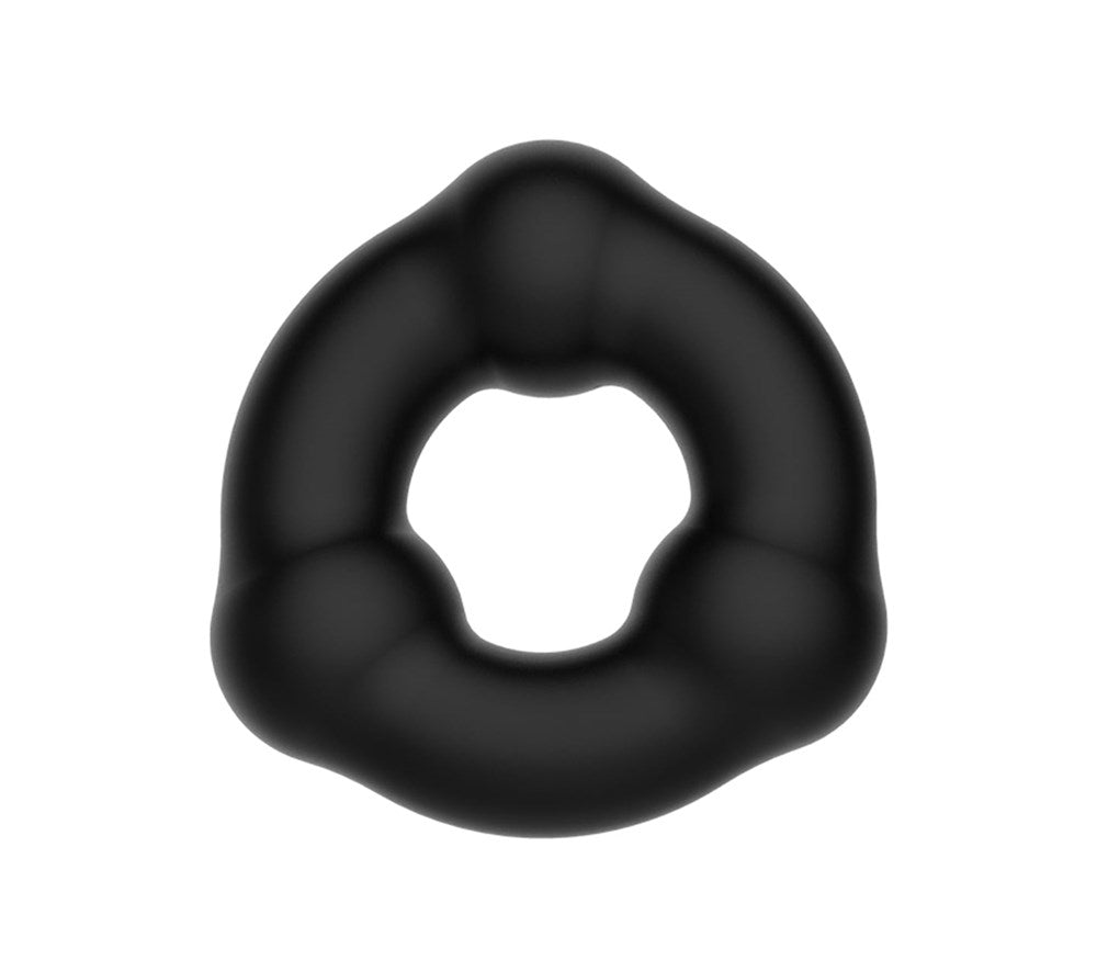 Love In Leather Beades Silicone Stretchy Penis Ring - Default Title - Stretchy Cock Rings