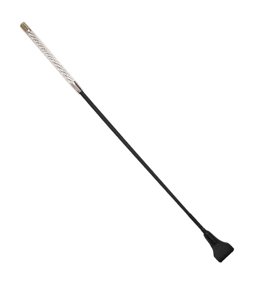 Love In Leather Long Diamante BDSM Riding Crop - Default Title - Whips And Crops
