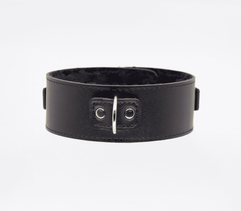 Berlin Baby Fur Lined PU Collar and Lead Set - - Collars and Leads