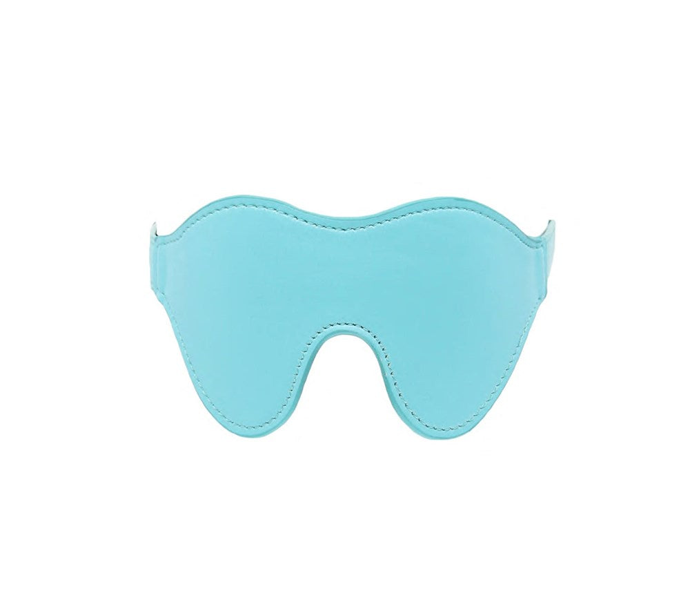 Berlin Baby Turquoise Faux Leather Blindfold - Default Title - Masks And Blindfolds