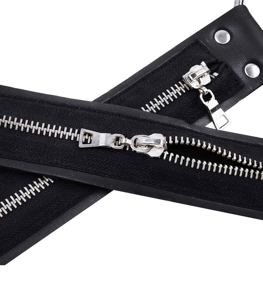 Love In Leather Mens Cross Front Neoprene Body Brace - - Cuffs And Restraints