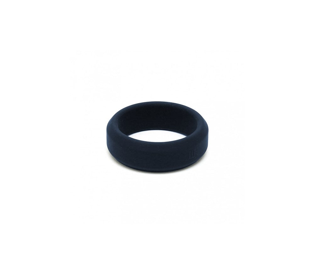 Love In Leather Bevelled Fat Boy Cock Ring 3 Pack - - Cock Ring Sets