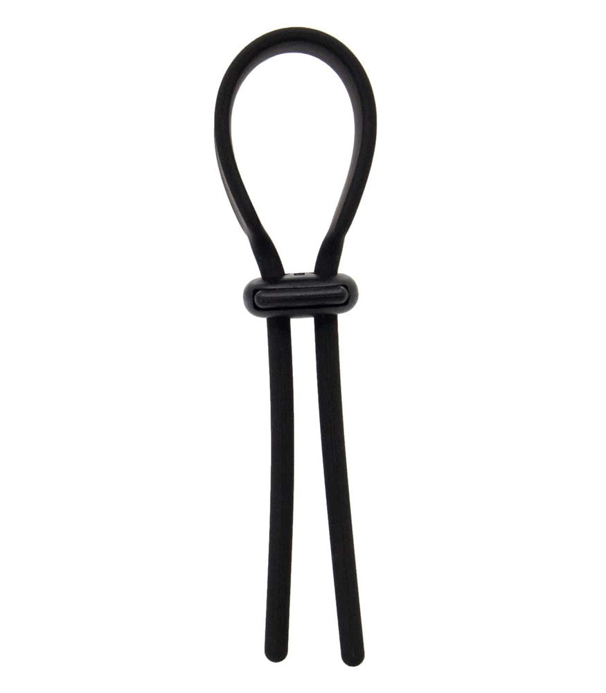 Love In Leather Lasso Style Adjustable Cock Ring - - Cock Rings
