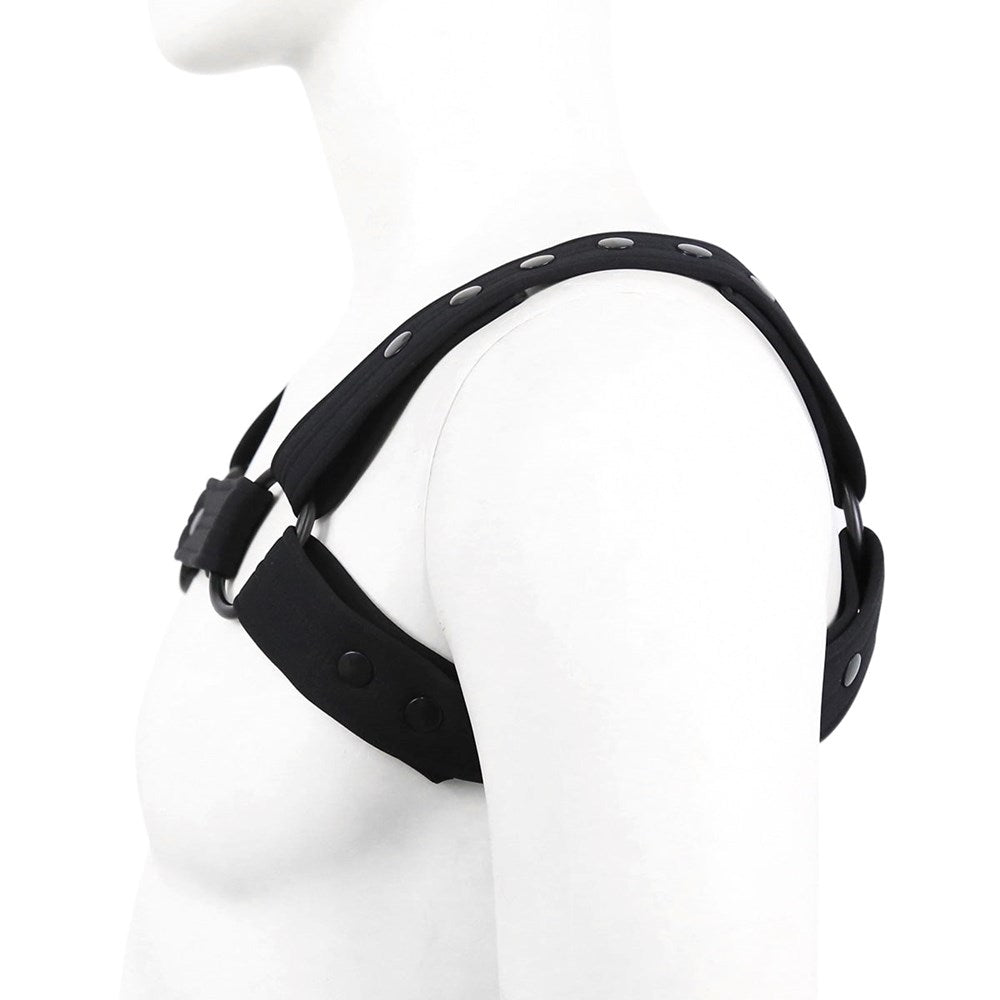 Love In Leather Mens Neoprene Bulldog Brace - - Cuffs And Restraints