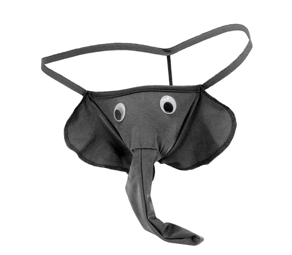 Muse Lingerie Mens Novelty Elephant G-String - - Jocks and G-Strings