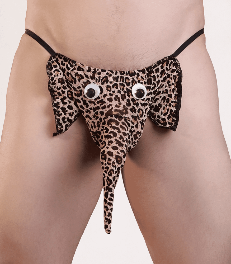 Muse Lingerie Mens Novelty Elephant G-String - Jocks and G-Strings