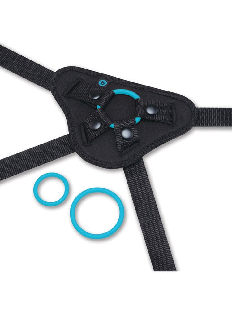 B-Vibe Every Body Strap-On Harness Set with 6 Inch Dildo - Strap On Sextoys