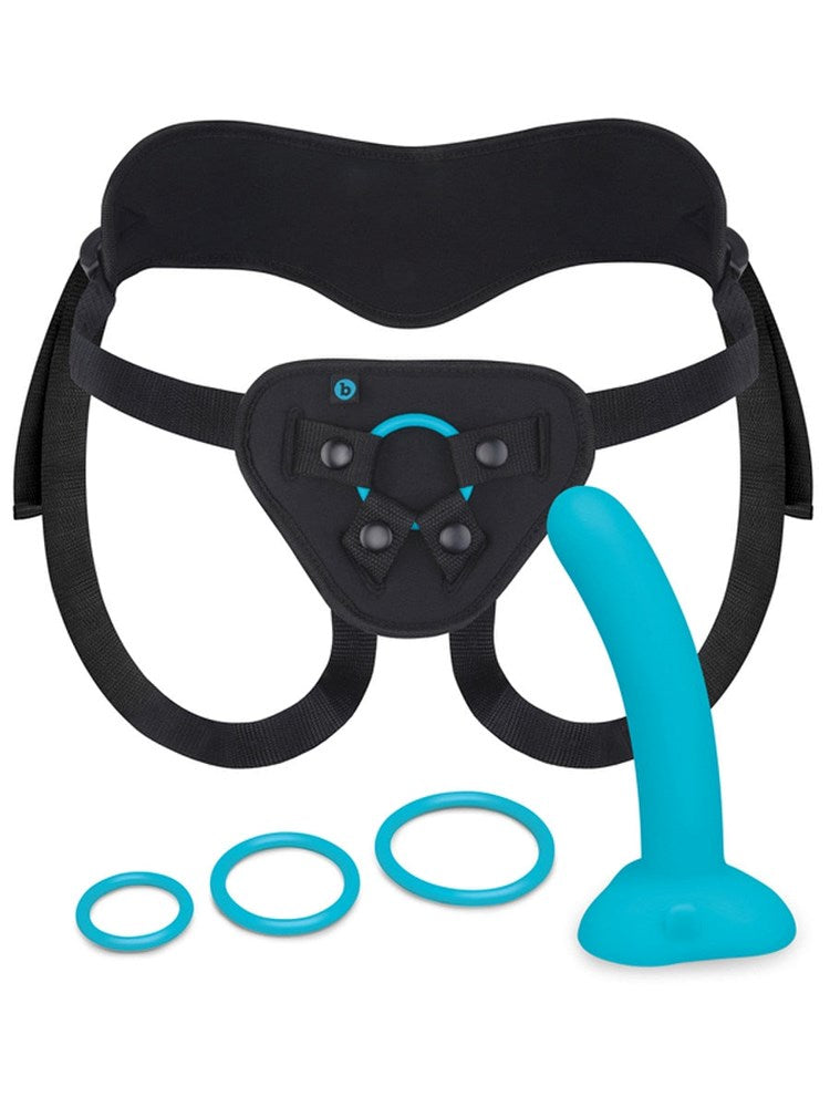 B-Vibe Every Body Strap-On Harness Set with 6 Inch Dildo - Strap On Sextoys