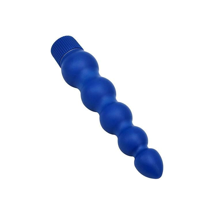 Adam & Eve POWER BEAD STICK Anal Vibrator - Blue - Anal Beads and Balls