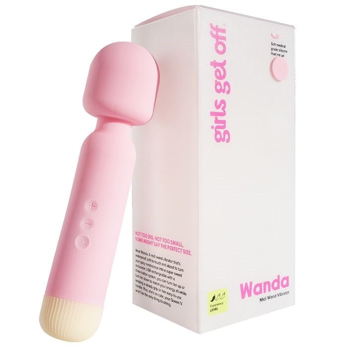 Girls Get Off Wanda Rechargeable Body Wand Massager - - Body Wands
