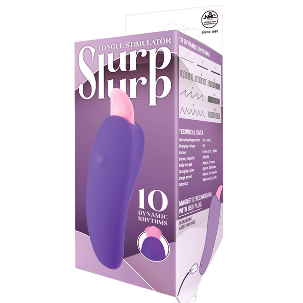 Excellent Power Slurp Slurp Adult Tongue Stimulator - - Finger and Tongue Vibrators