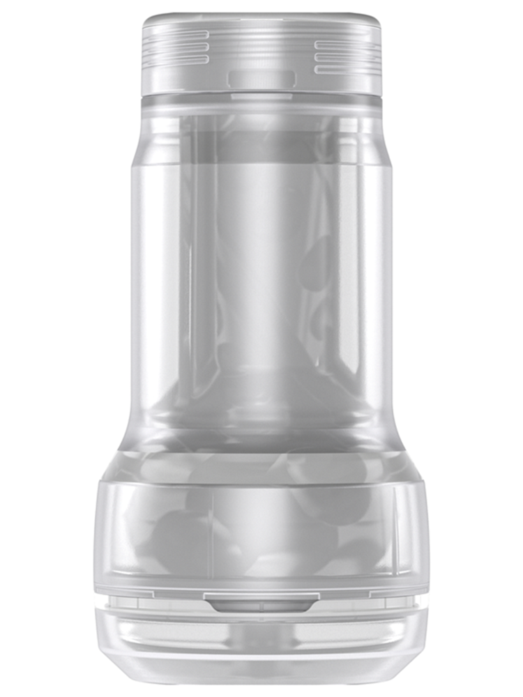 Kiiroo Pockes Sized Realistic Feeling Male Stroker - Clear - Masturbators and Strokers