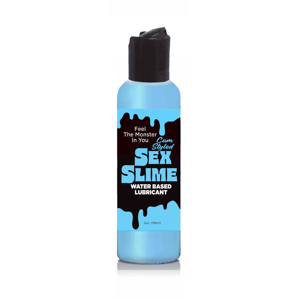 Little Genie Sex Slime Cum Style Water Based Lubricant Blue - 60ML - Water Based Lubes