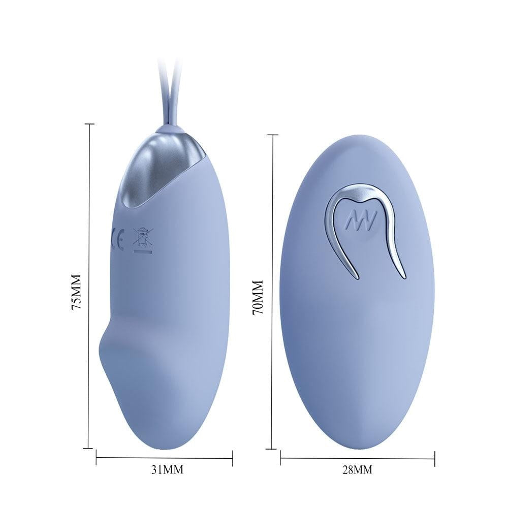 Party Up IVAN Rechargeable Vibrating Egg with Remote - - Love Eggs and Kegel Exercisers