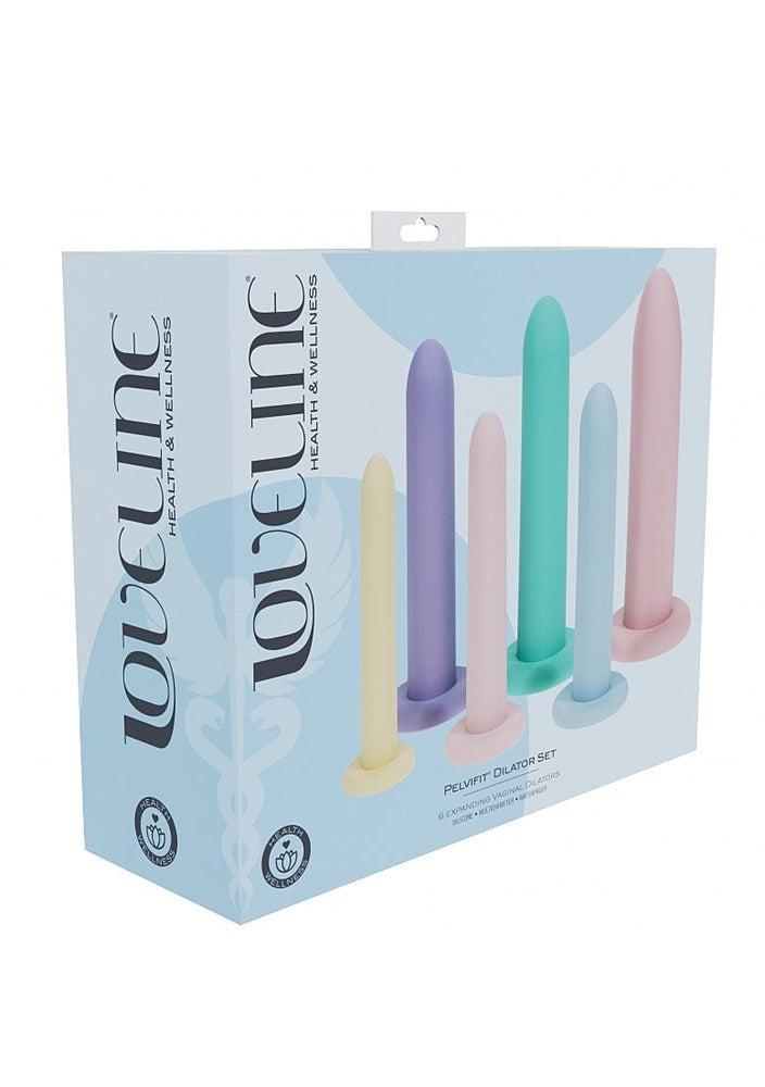 Shots Toys LOVELINE PelviFit Expanding Vaginal Dilator Set - Love Eggs and Kegel Exercisers