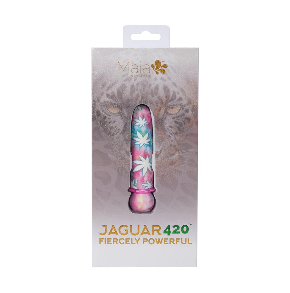 Maia JAGUAR 420 Tie Die USB Rechargeable Bullet Vibrator - - Bullet Vibrators