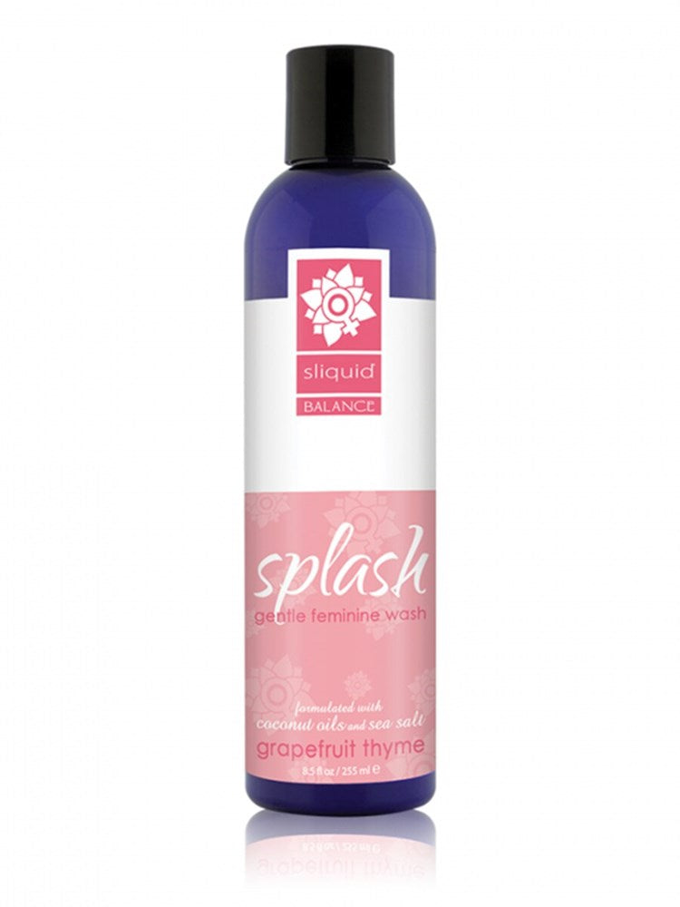 Sliquid Balance Splash Intimate Gentle Feminine Wash 8.5oz - Bath and Intimate Fragrances