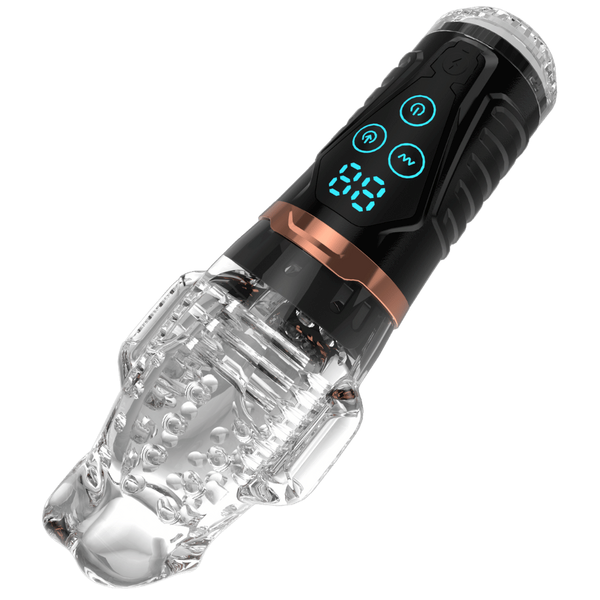 Amovibe Alpha Sucking & Vibrating Male Masturbator - - Masturbators and Strokers