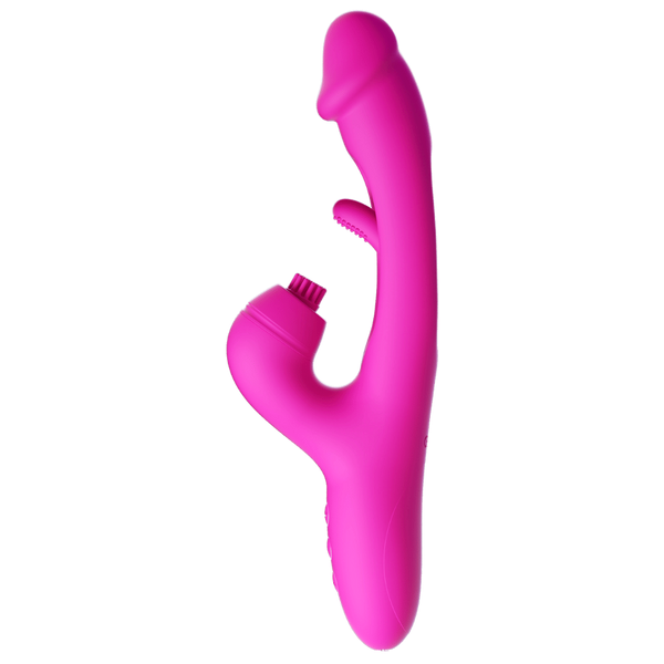Amovibe 7 Functions G-Spot Ultra Rabbit Vibrator - Pink - Rabbit Vibrators