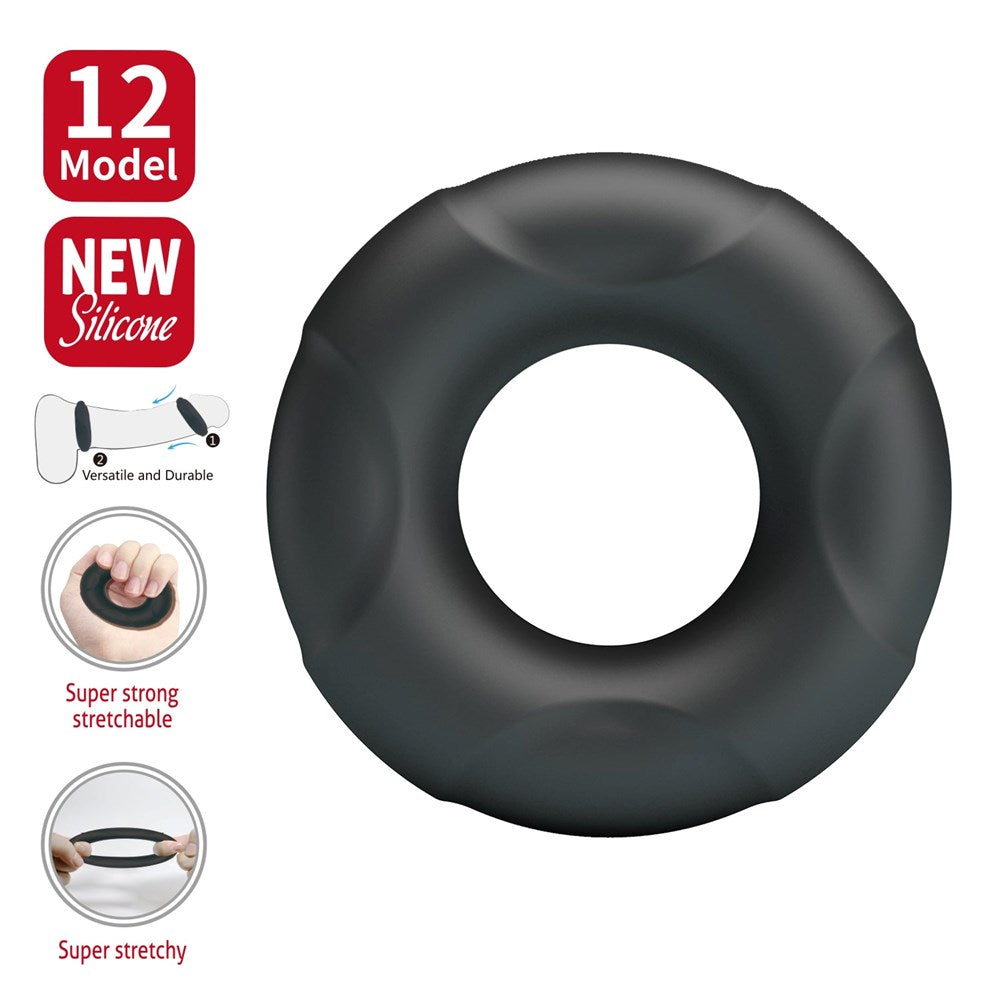 Baile Arvell Super Soft Silicone Cock Ring No.12 - Default Title - Stretchy Cock Rings
