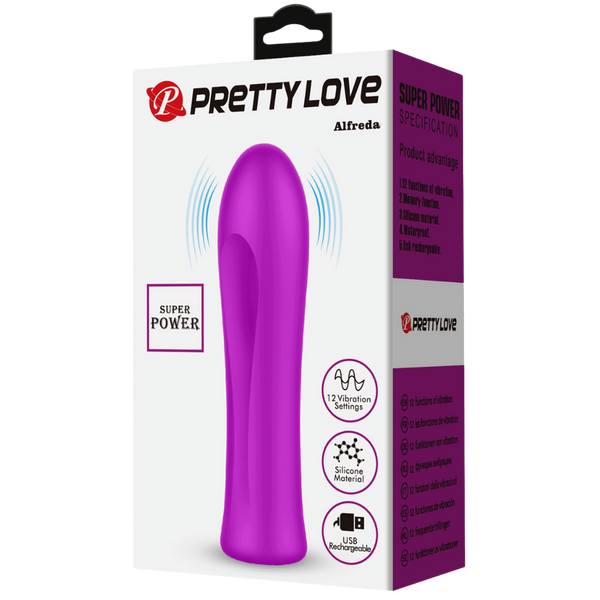 Baile Alfreda Rechargeable Bullet Vibrator - Pink - Bullet Vibrators