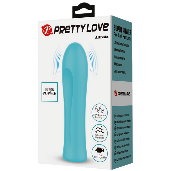 Baile Alfreda Rechargeable Bullet Vibrator - Seafoam - Bullet Vibrators