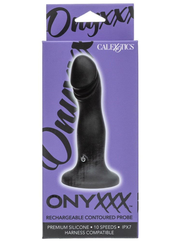 CalExotics Onyxxx Rechargeable Contoured Anal Probe - - Butt Plugs