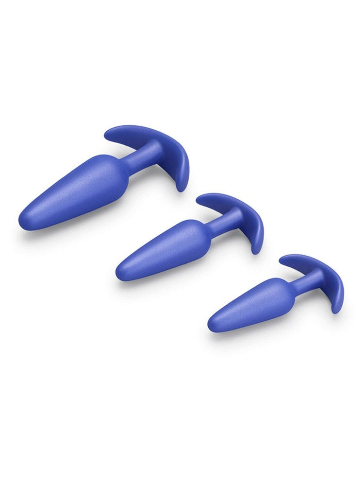b-Vibe Butties Beginner Booty 3-Piece Anal Training Set - - Butt Plugs