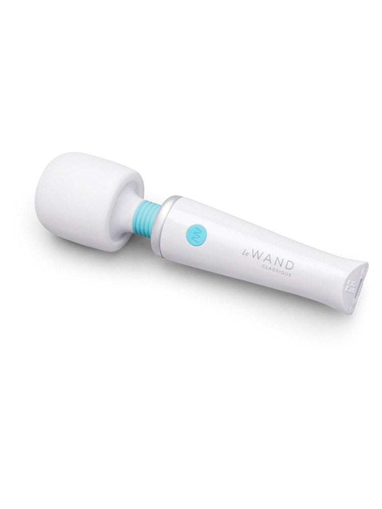 Le Wand Classique 10 Functions Mini Wand Massager - White - Body Wands