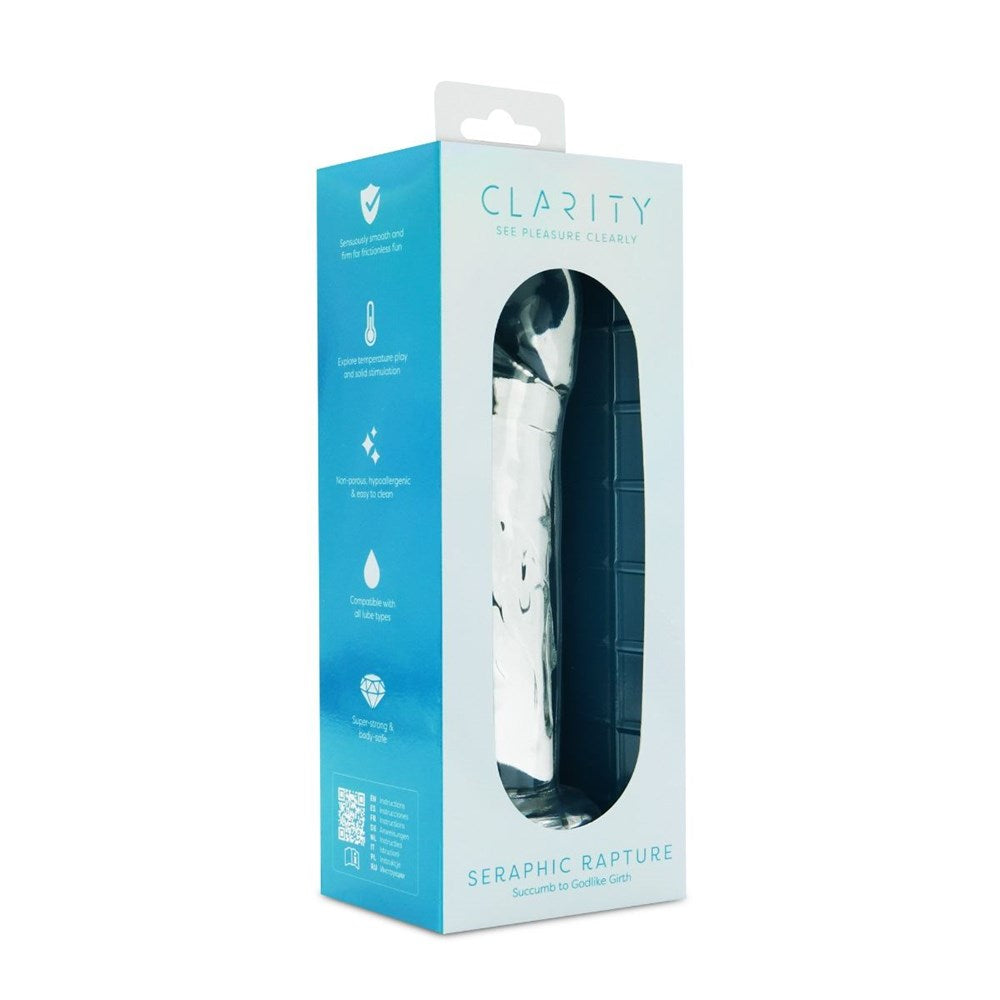 Creative Conceptions Clarity Seraphic Rapture Glass Dildo - - Glass Sex Toys