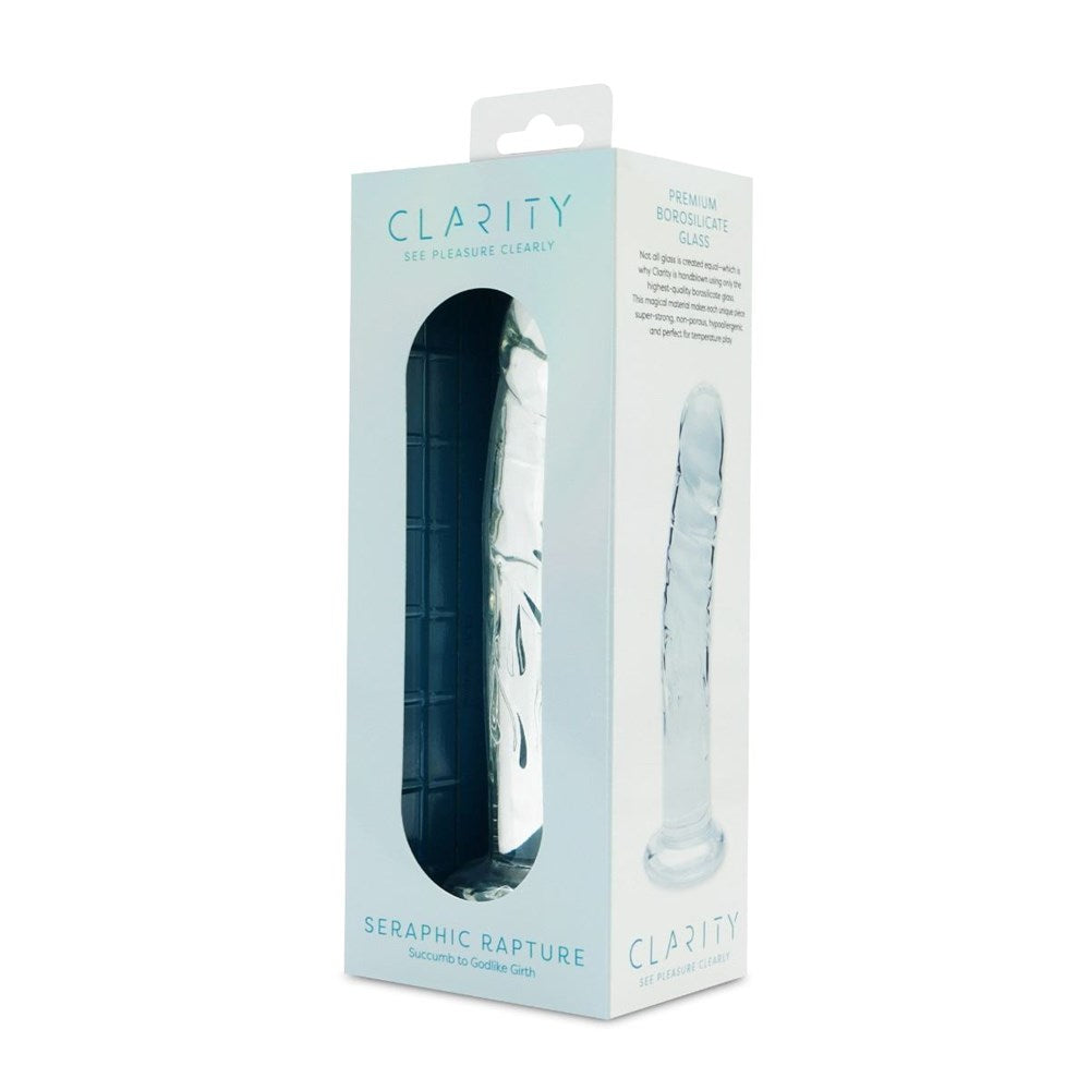 Creative Conceptions Clarity Seraphic Rapture Glass Dildo - - Glass Sex Toys