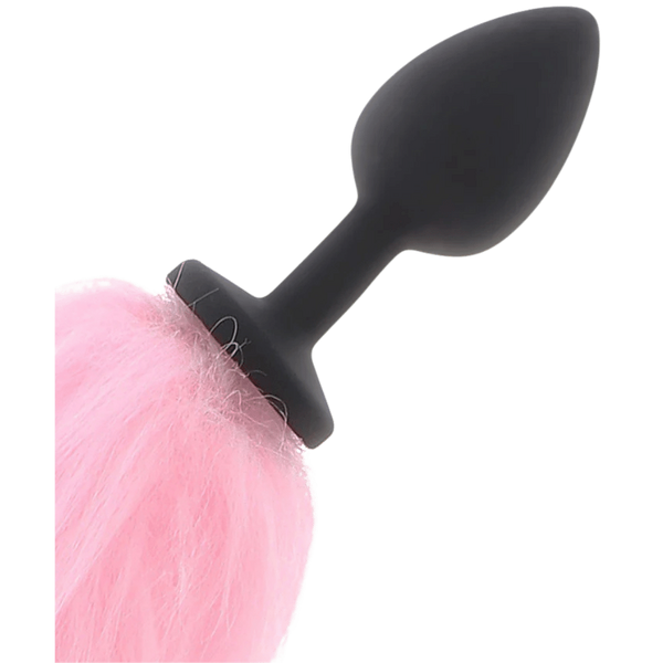 Scala Unicorn Tail and Butt Plug With LED Lights - Black - Butt Plugs