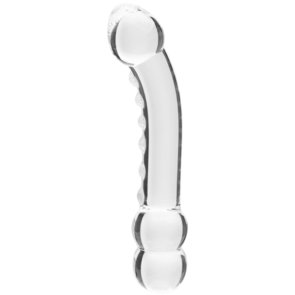 Creative Conceptions Celestial Ridge Double Ender Glass Dong - - Glass Sex Toys