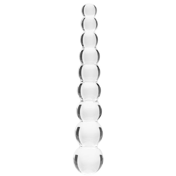 Creative Conceptions Elysian Pearls G-Spot Glass Dildo - - Glass Sex Toys