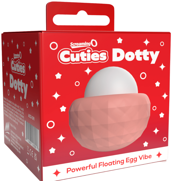 Screaming O Cuties Dotty Rechargeable Floating Egg Vibe - Rose - Love Eggs and Kegel Exercisers